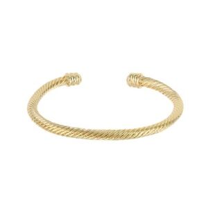 Texture Brass Cuff Bracelet